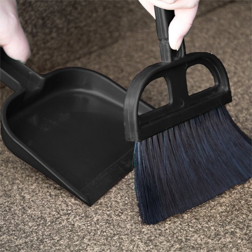 4b320 Whisk Broom And Dust Pan
