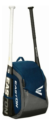 Easton Game Ready Mochila Juvenil Para Bates Y Equipos, Color Azul Marino/flor Y Brillo