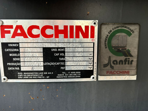 Carreta Basculante Facchini 2021