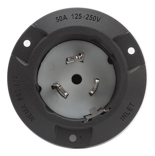 Nema Ss 2-50p Twist Bloquera Marina Power Input Con 50 Amper