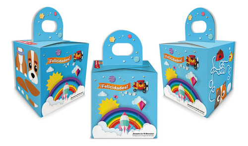 30 Zublipacks® Dulcera Impresa Fiestas Infantiles Niño Niña