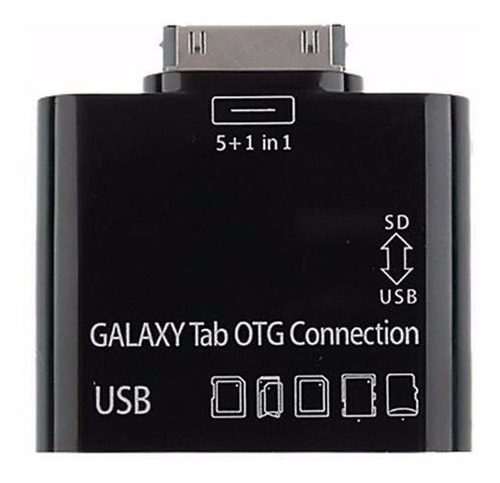10 Cabo Adaptador 5 Em 1 Otg Para Tablet Samsung Galaxy Tab