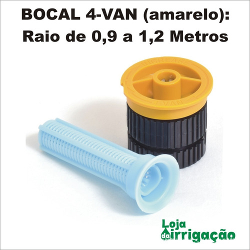 Bocal Para Aspersor Spray Rain Bird Van - Kit Com 25 Und