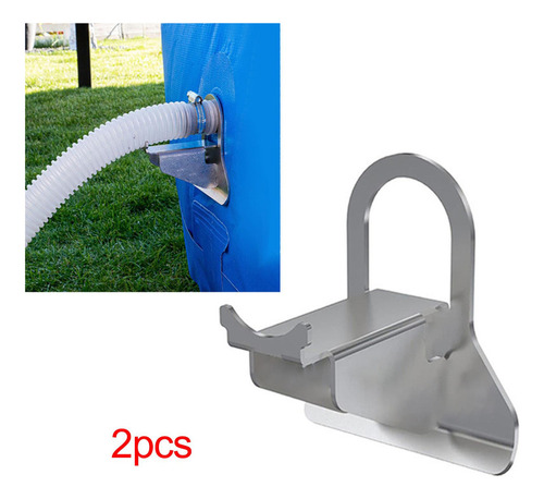 05.05 Soporte Para Manguera De Piscina De Acero 2 Piezas