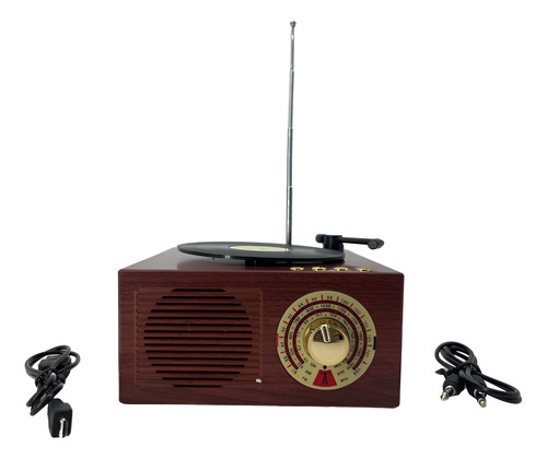 Radio Estilo Toca Discos Sonido Envolvente Chocolate