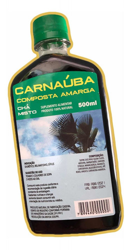 Carnaúba Composto Amarga 500ml