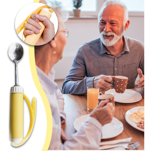 Silverware De Agarre Fácil Spoons Spoons Spoons Borks Cuchor