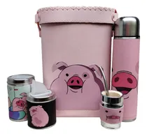 Comprar Set Matero Cerdo Pato Chancho Envío Gratis 6 Componentes