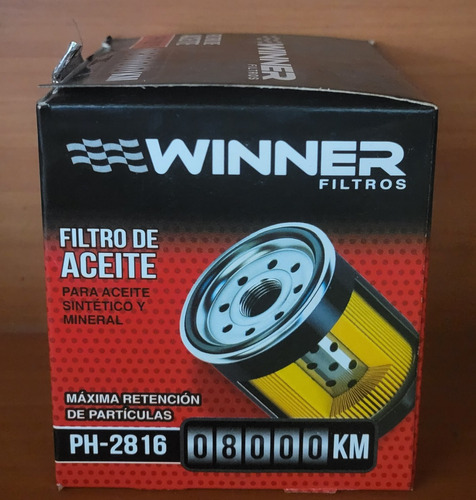 Filtro De Aceite Winner Ph-2816 Fiesta/ Arauca/ 4runner/meru