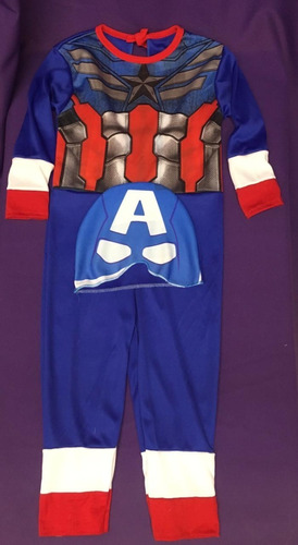 Disfraz Económico De Capitán América Infantil X 1