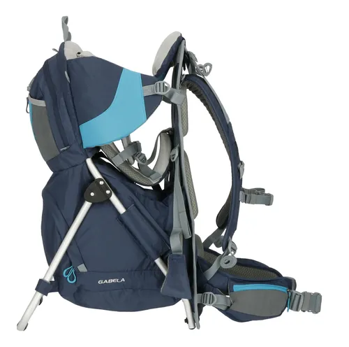 Mochila porta bebe azul