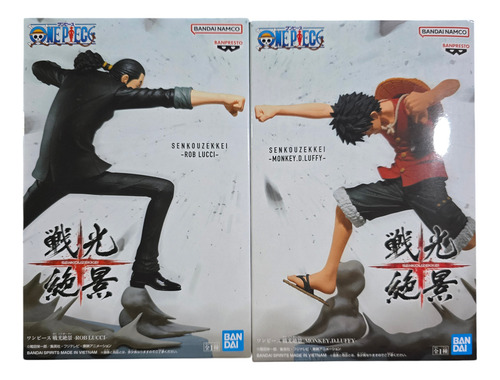 Figura Original Banpresto One Piece Luffy Vs Lucci (Usado)