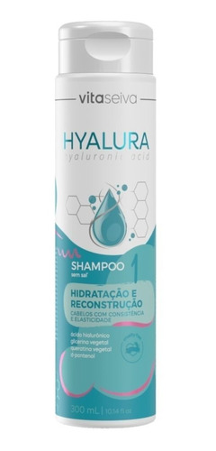 Imagem 1 de 8 de Shampoo Acido Hyalura Lançamento 300ml Vita Seiva