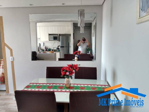 Imagem 12 de 15 de Excelente Apartamento Com 02 Dormitórios E Sacada/permuta Por Casa Térrea - 1900