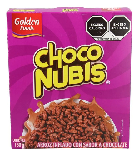 Cereal Sabor Chocolate Choco Nubis Arroz Inflado 150g