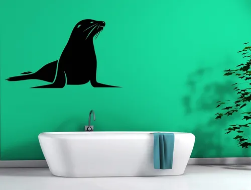 Vinilos Adhesivos Sticker Pared Decorativo De Foca 58x70cms