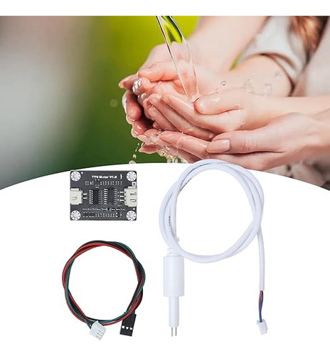 Módulo De Sensor De Control De Calidad Del Agua V1 Con Conector De Cable De Puente Xh2.54-3pin Para Arduino , 2 Sondas Para Monitoreo De Calidad De Agua Doméstica E Hidroponía, Sonda A Prueba De Agua