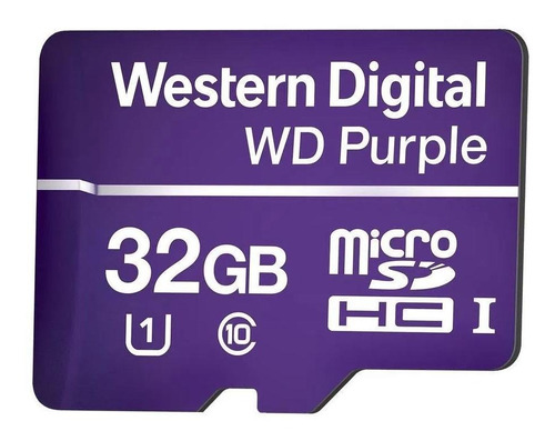 Cartão De Memória Micro-sd 32 Gb Wd Purple Intelbras