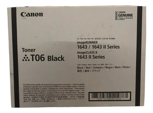 Canon T06 Cartucho De Toner  Negro 3526c001aa, 20500 Copias