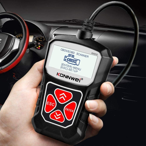 Imagen 7 de 10 de Escaner Auto Obd2 Konnwei Kw310 Diagnostico 21import