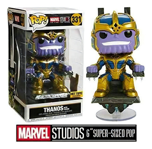 Figura de acción  Thanos With Throne de Funko Pop!