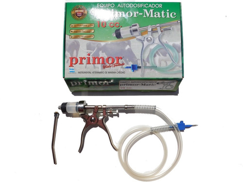 Jeringa Veterinaria Equipo Autod. Primor Matic 10 Cc Vacas