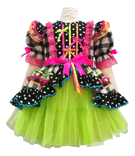 Vestido caipira com best sale saia de tule