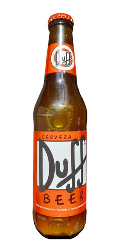 Botella Colección Cerveza Duff Llena De  Los Simpson 