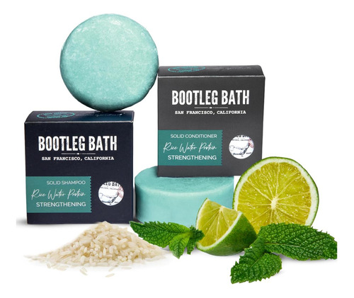 Conjunto De Shampoo E Condicionador Bootleg Bath Com Y