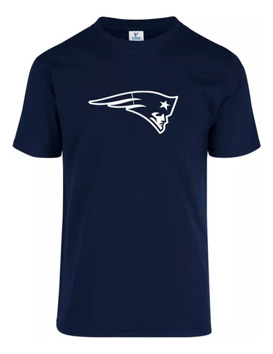 Playera Casual Patriots New England Comoda Americano Hombre