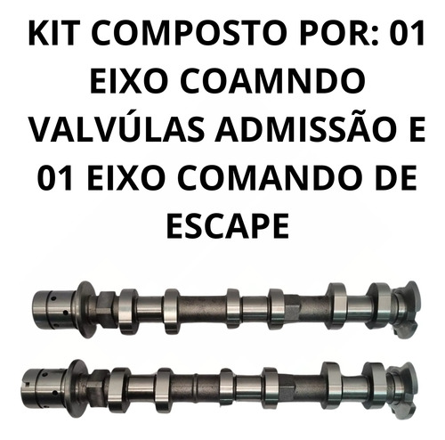 Par Eixo Comando P/ Ford Dragon 1.5 12v Ka 12v Ecosport 12v
