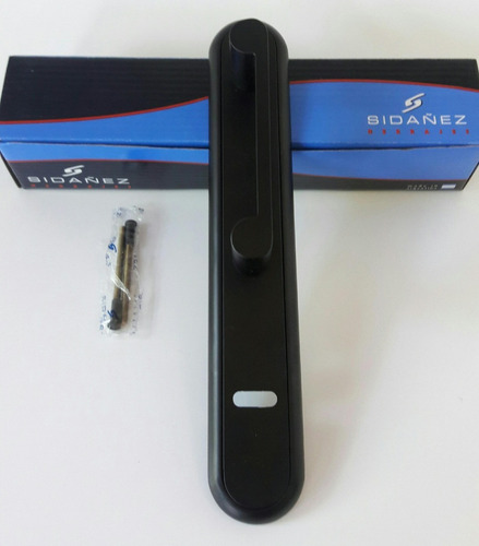 Imagen 2 de 5 de Manijon Aqua Sidañez Bronce Color Negro Mate 300x53mm