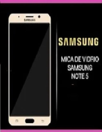 Repuesto Vidrio Delantero Pantalla Samsung Note 5 Blanco