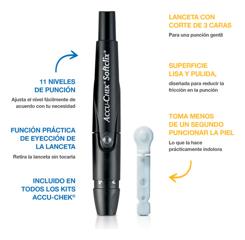 Lancetas Accu-chek Softclix - Caja 200 Unidades