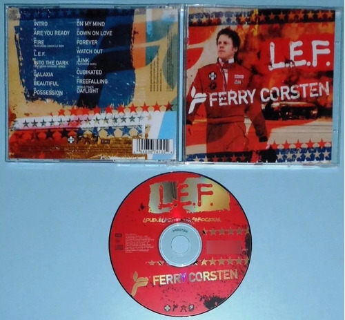 Ferry Corsten Cd L.e.f. Com Poster - Dj Eletrônica Raro