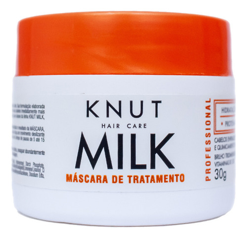 Kit Knut Tratamento Milk + Máscara 30g 3 Itens