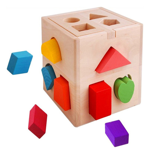 Juguete A Juego Para Clasificar Bloques De Construcción Con