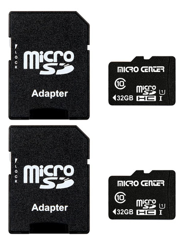 Tarjetas Micro Sd, 32 Gb - 2 Unidades