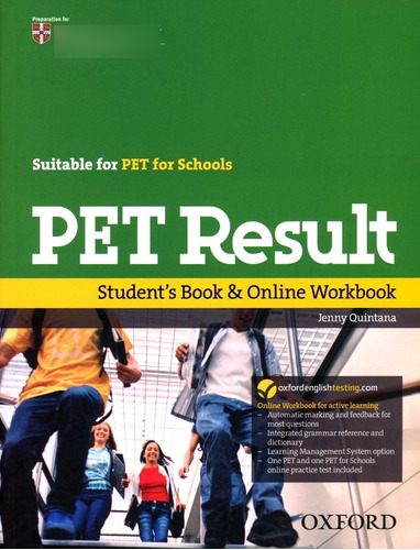 Pet Result Students Book & Online Workbook - Jenny Quintana