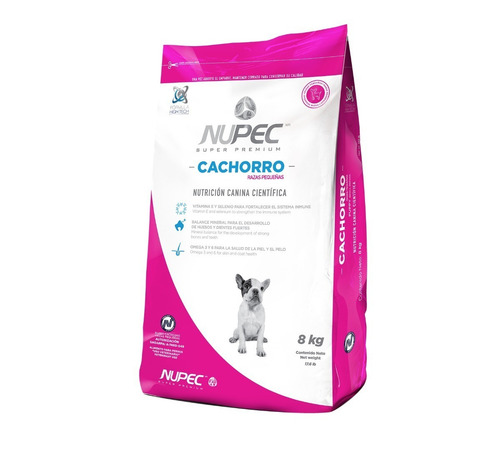 Imagen 2 de 4 de Alimento Nupec Nutrición Científica para perro cachorro de raza pequeña sabor mix en bolsa de 8kg