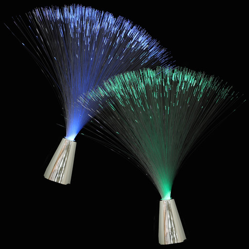 Poste De Luz De Fibra Óptica, 2 Unidades