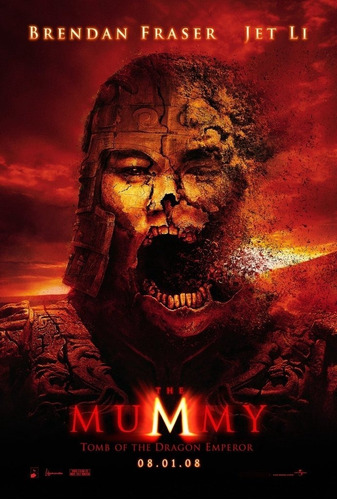 Poster Original Cine La Momia - La Tumba Del Emperador Dragó