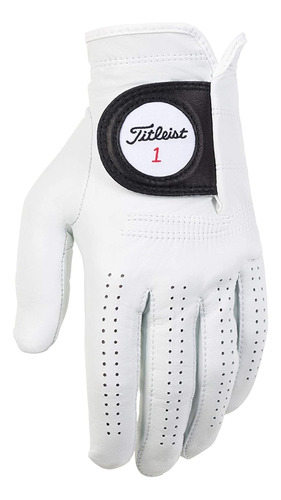 Guante De Golf Para Jugadores De Hombre Blanco Talla M