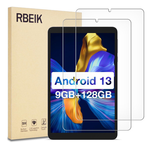 Rbeik [paquete De 2 Protectores De Pantalla De Vidrio Templa