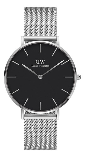 Daniel Wellington Reloj Petite Sterling, Pulsera De Malla De