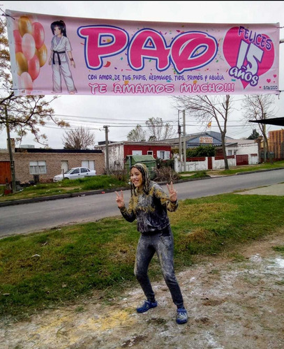 Imagen 10 de 10 de Pasacalles Cumpleaños Pancartas Banner En El Día