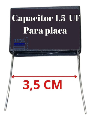 Capacitor 1,5 Uf Para Soldar Na Placa Ar Condicionado Split