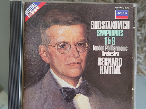Shostakovich Sinfonías 1 Y 9 Haitink Decca Cd 