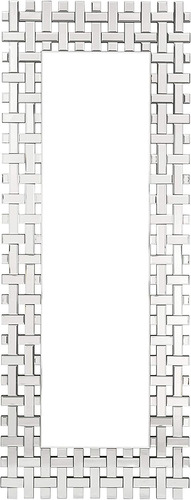Decoración De Pared De Muebles Acme, Con Espejo