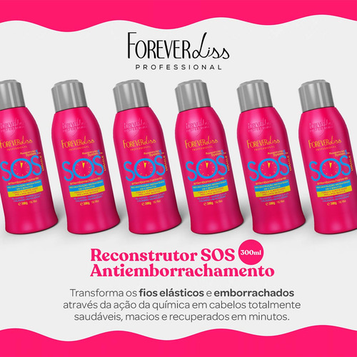 Sos Antiemborrachamento 300ml Forever Liss Reconstrução